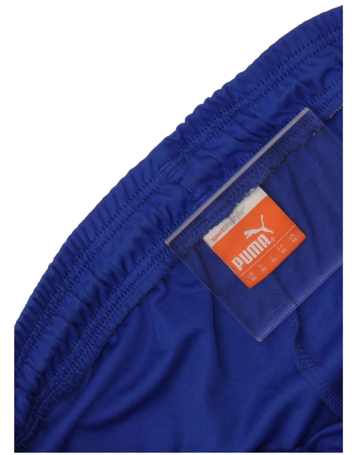 Shorts esportivos gráficos masculinos Puma XL azul