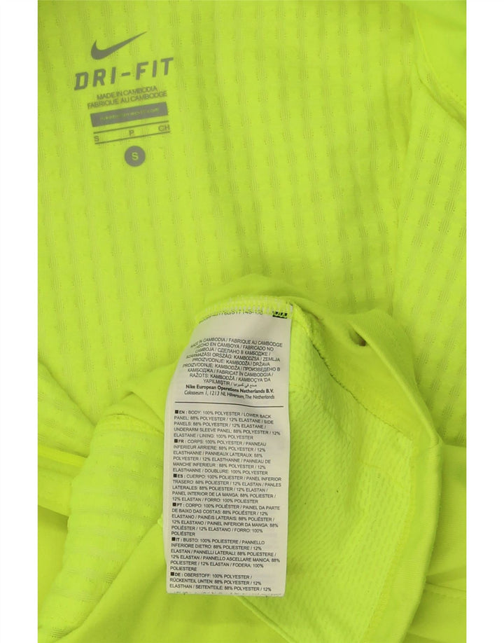 NIKE Mens Dri Fit Tracksuit Top Jacket Pequeno Poliéster Verde