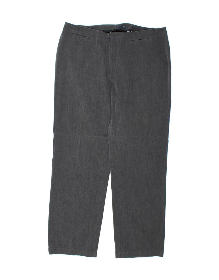 DOCKERS Womens Stretch Straight Casual Trousers Large W34 L30 Grey Cotton Vintage Dockers and Second-Hand Dockers from Messina Hembry 