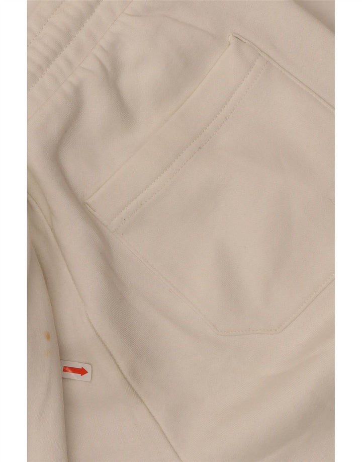 Calça de treino masculina KAPPA joggers pequeno algodão branco
