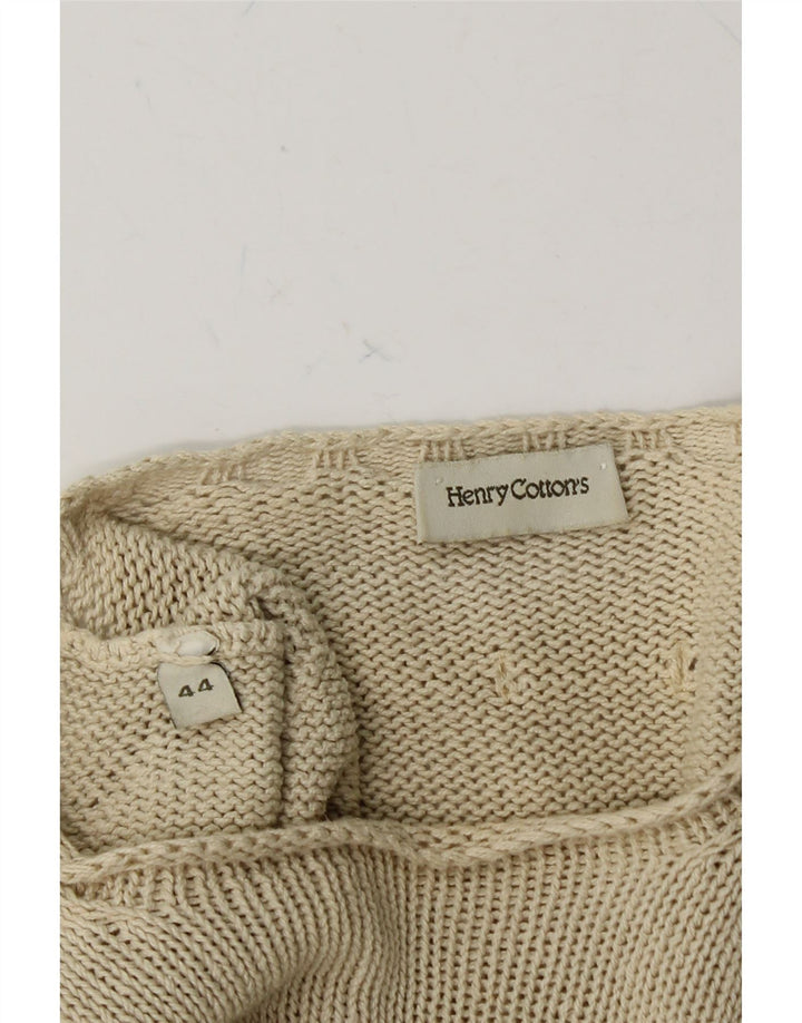 Suéter feminino HENRY COTTONS com gola redonda IT 44 bege médio
