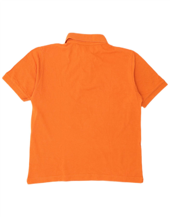 Camisa polo masculina Kappa pequena laranja algodão