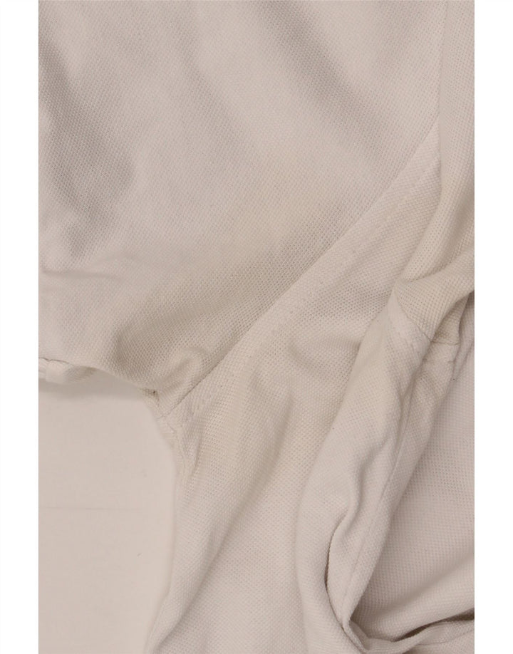 Camisa polo masculina Gant grande algodão branco