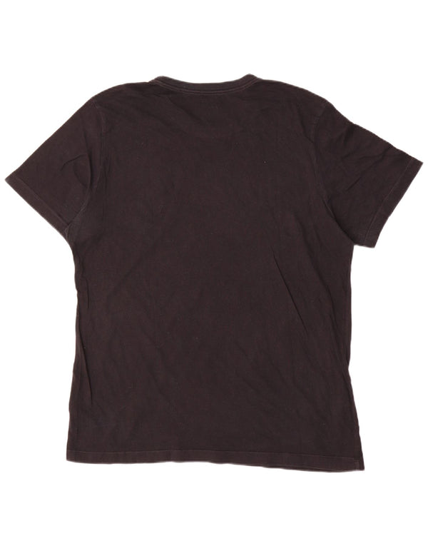 Camiseta gráfica masculina Nike grande algodão preto
