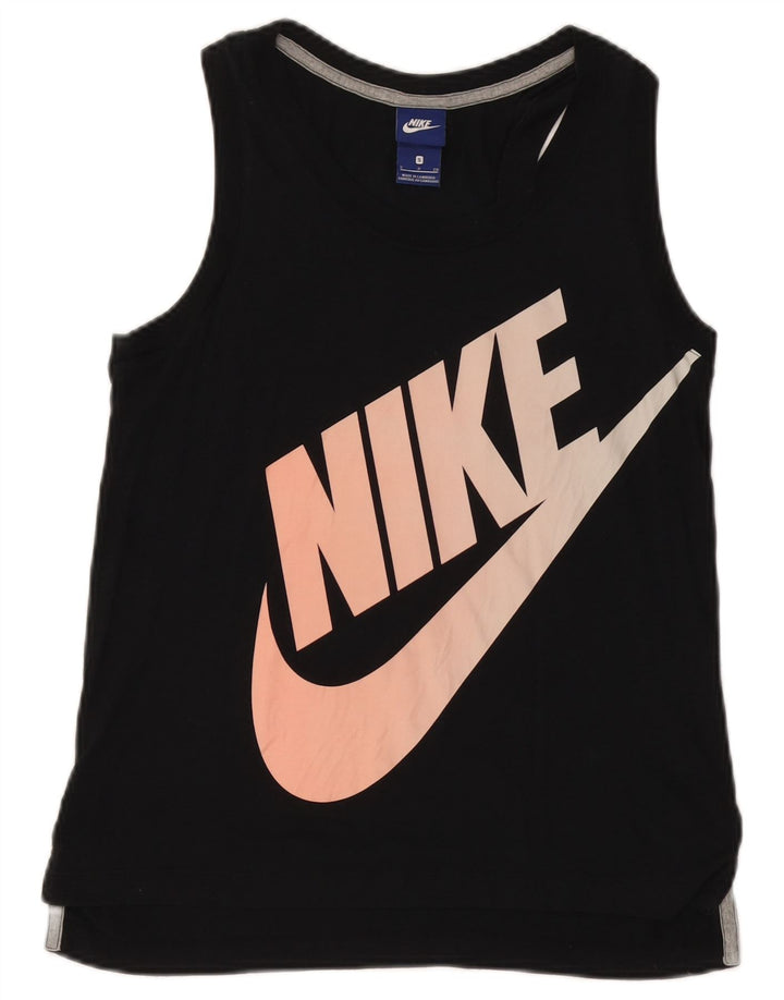Camiseta feminina Nike Graphic UK 10 pequena preta