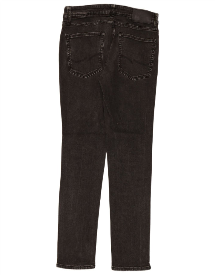 Jeans masculinos Jack & Jones Slim W30 L30 cinza algodão