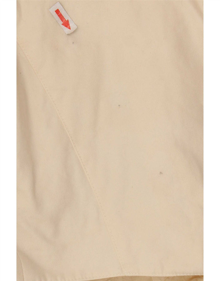 Escada Womens Open Bolero Jacket EU 36 Small Beige Cotton