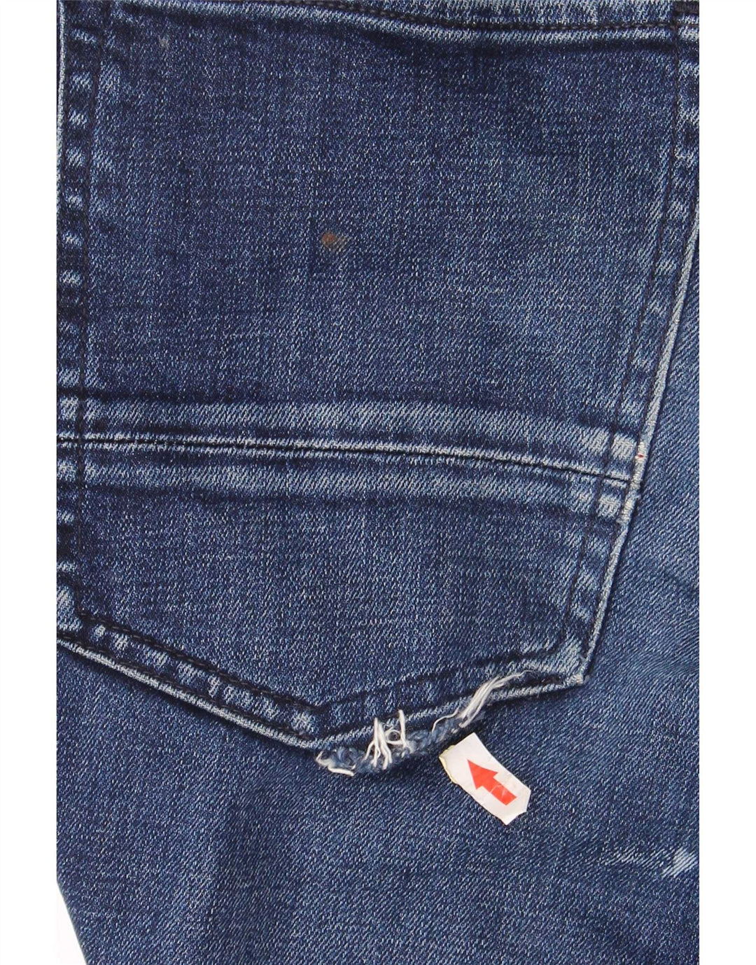 Tommy Hilfiger feminino Bleecker Slim Jeans W13 L28 Azul Algodão