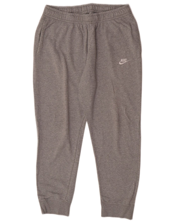 Calça de treino feminina Nike Joggers UK 18 XL cinza algodão
