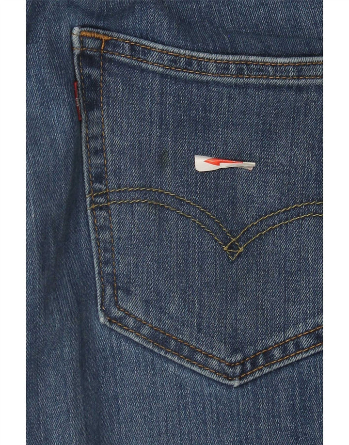 Levi's Masculino 541 Athletic Straight Jeans W32 L34 Azul Algodão