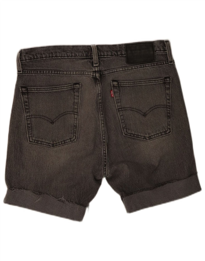 Shorts jeans masculino 510 Levi's W33 grande algodão cinza