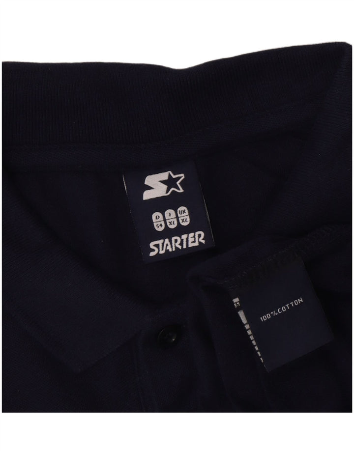 Camisa polo masculina STARTER XL algodão azul marinho