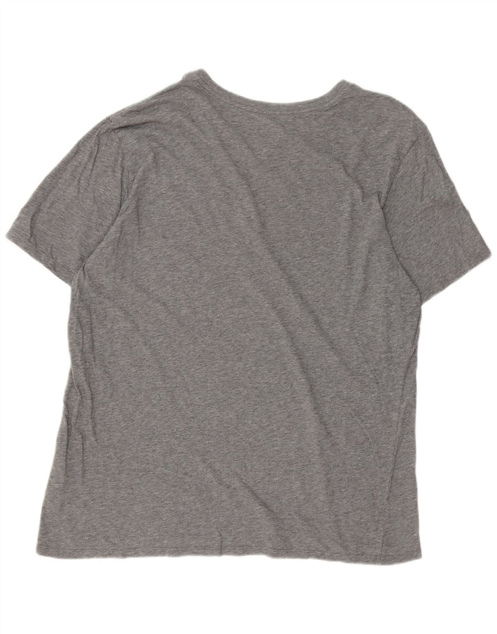 Camiseta gráfica masculina NIKE XL cinza algodão
