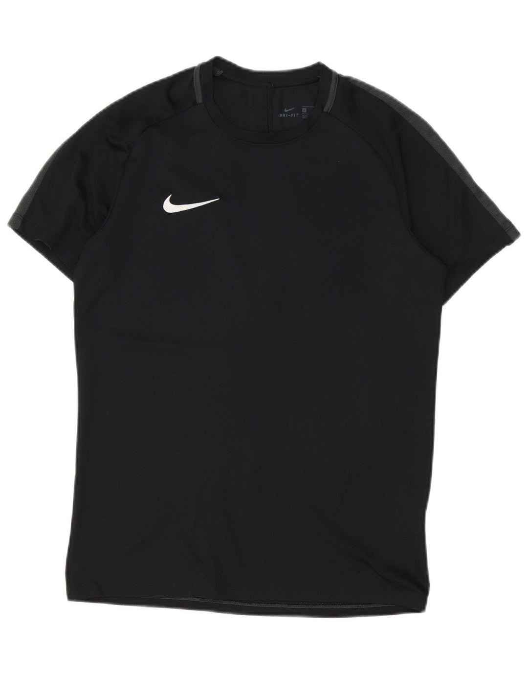 Camiseta masculina Nike Dri Fit Top médio preto colorblock poliéster