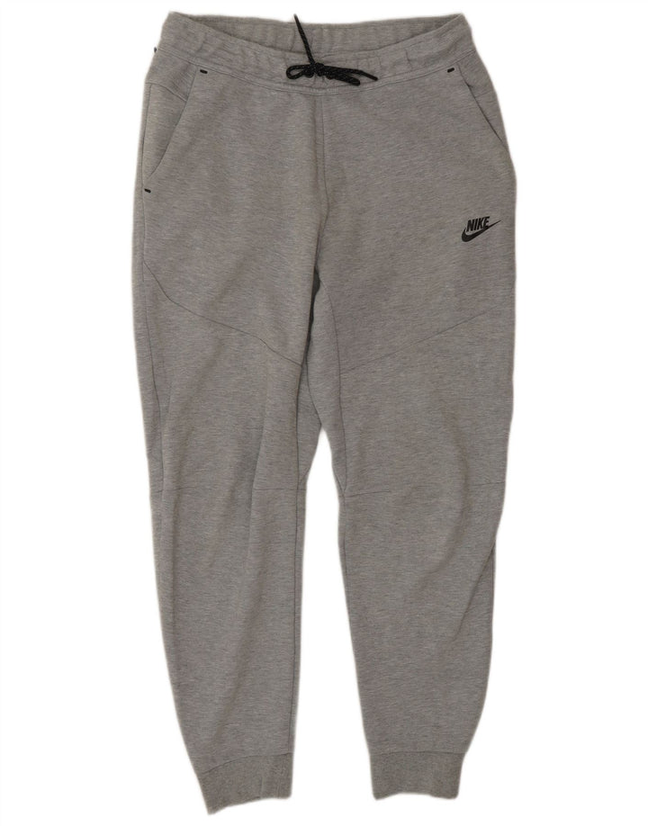 Calça de treino masculina Nike joggers cinza médio algodão