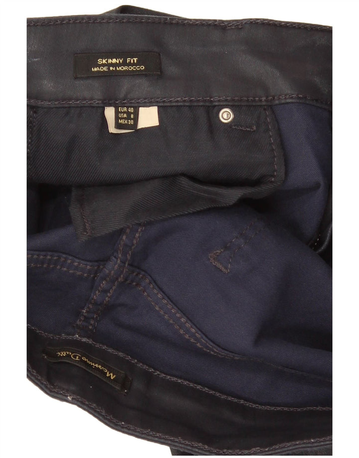 Jeans skinny feminino Massimo Dutti EU 40 médio W30 L27 azul marinho