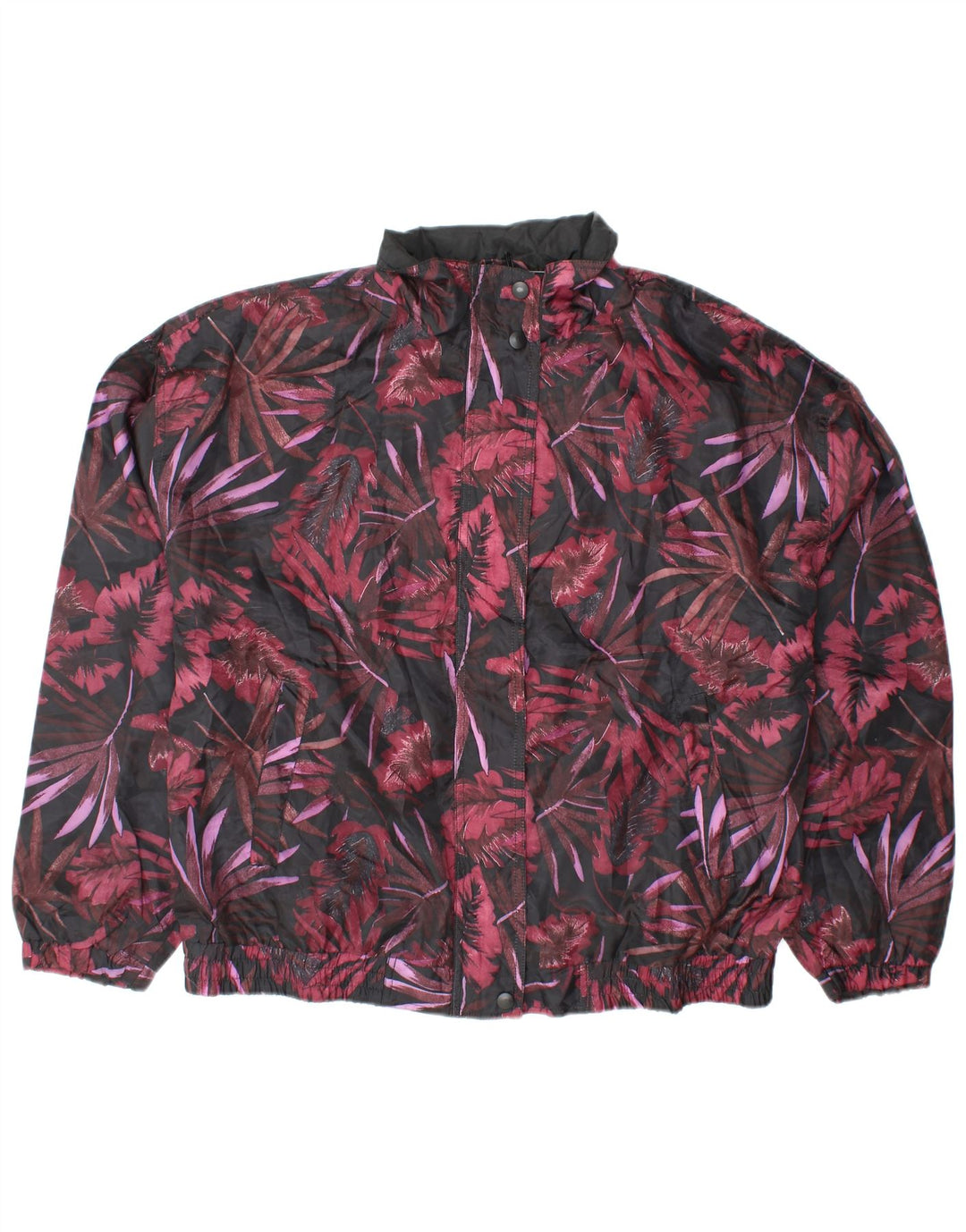 Jaqueta bomber feminina grande R&R Reino Unido 14/16 grande floral multicolorida