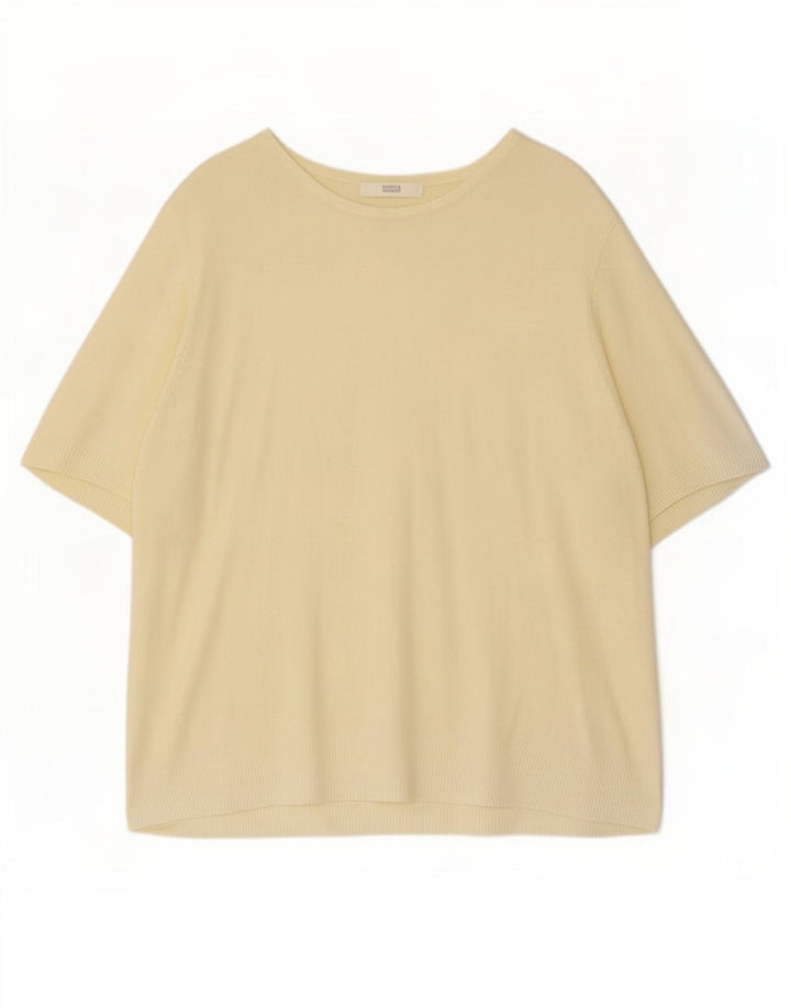 Blusa feminina Marks & Spencer UK 16 grande amarelo