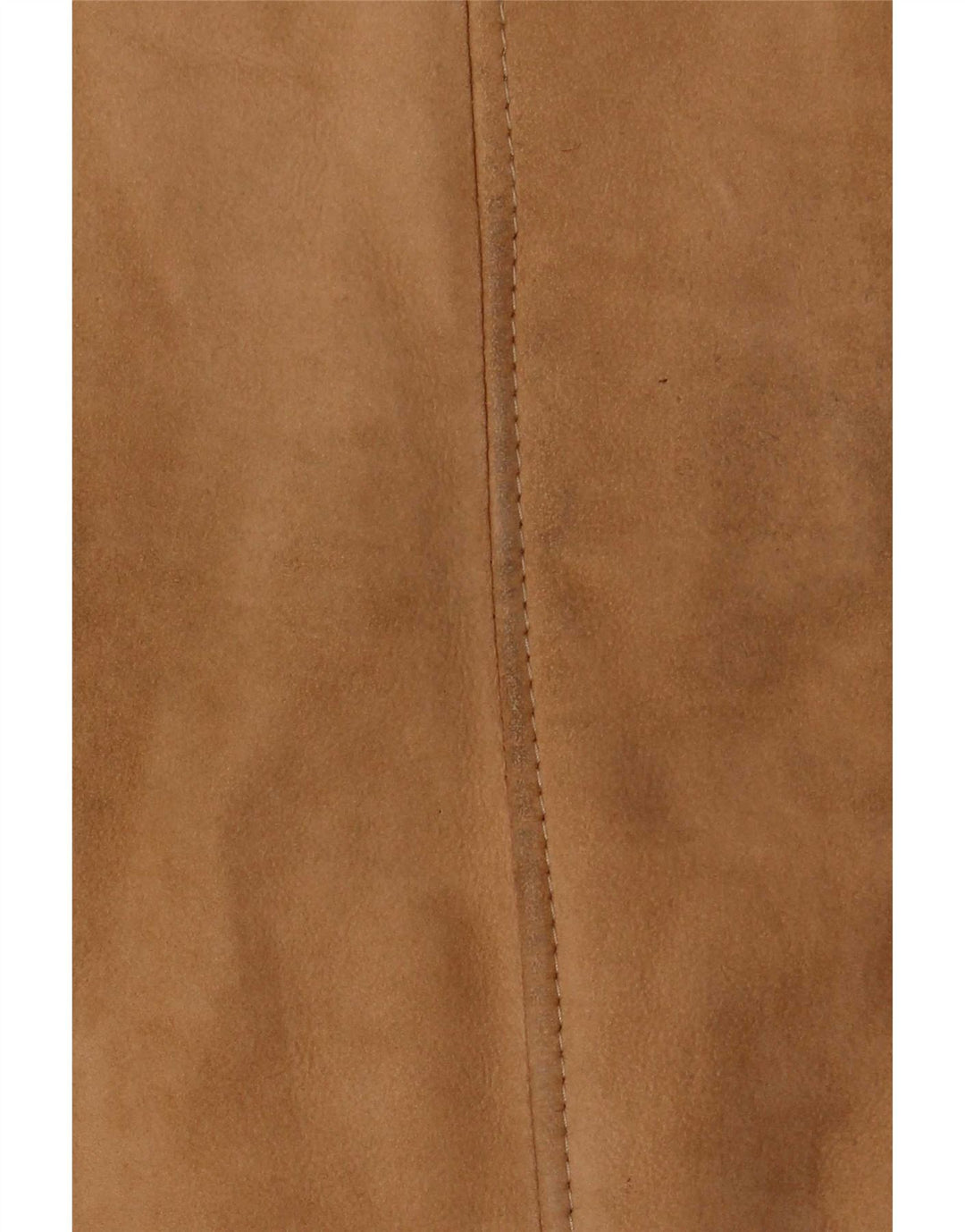 Jaqueta feminina vintage com capuz Shearling UK 12 Médio Bege