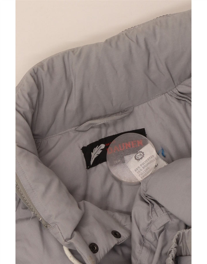 Jaqueta masculina acolchoada com capuz C&A EU 52 XL cinza poliéster