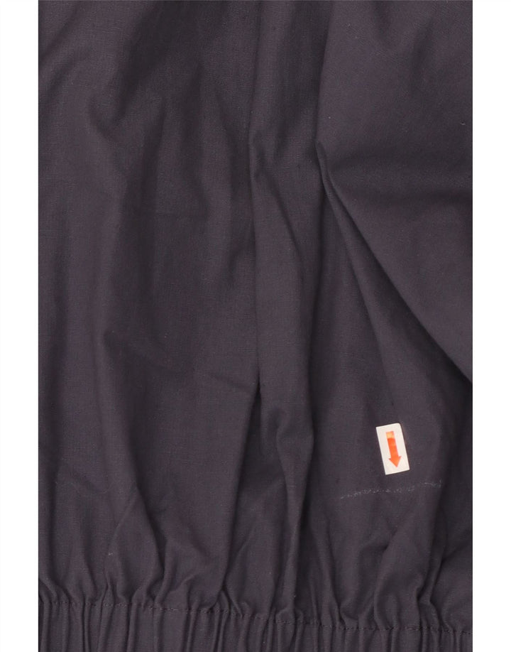 Jaqueta Anorak Vintage Feminina com Capuz IT 52 XL Azul Marinho