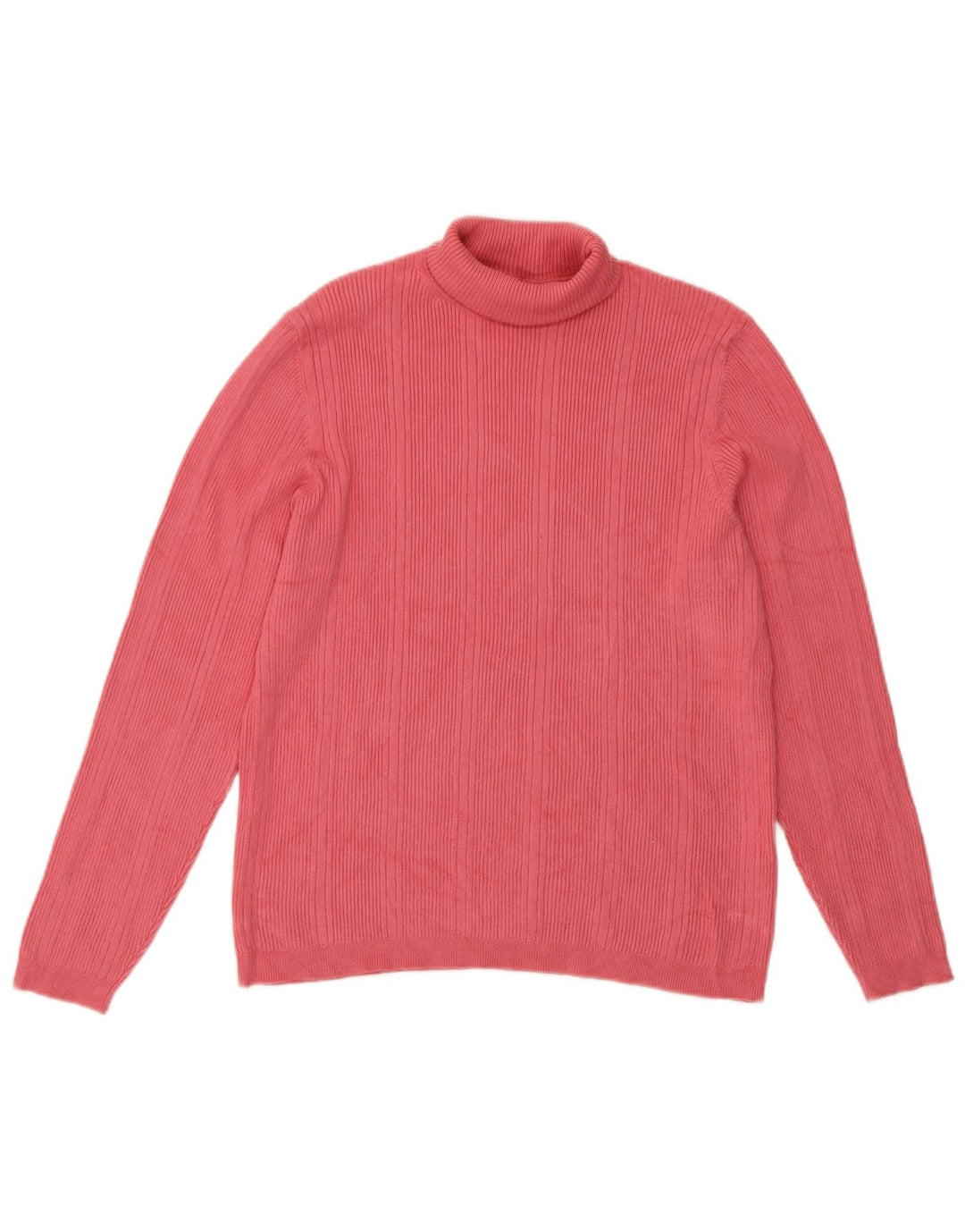 Suéter feminino Marks & Spencer com gola redonda e viscose rosa grande Reino Unido 16