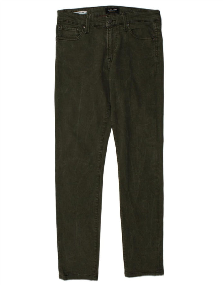JACK & JONES Jeans Slim Masculino W30 L31 Verde