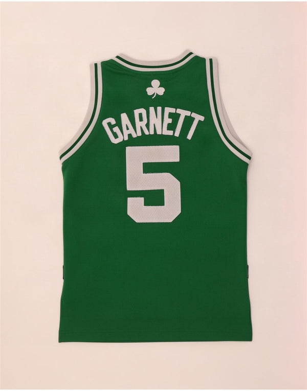 Colete gráfico Adidas Boys Boston Celtics Top 11-12 anos pequeno verde