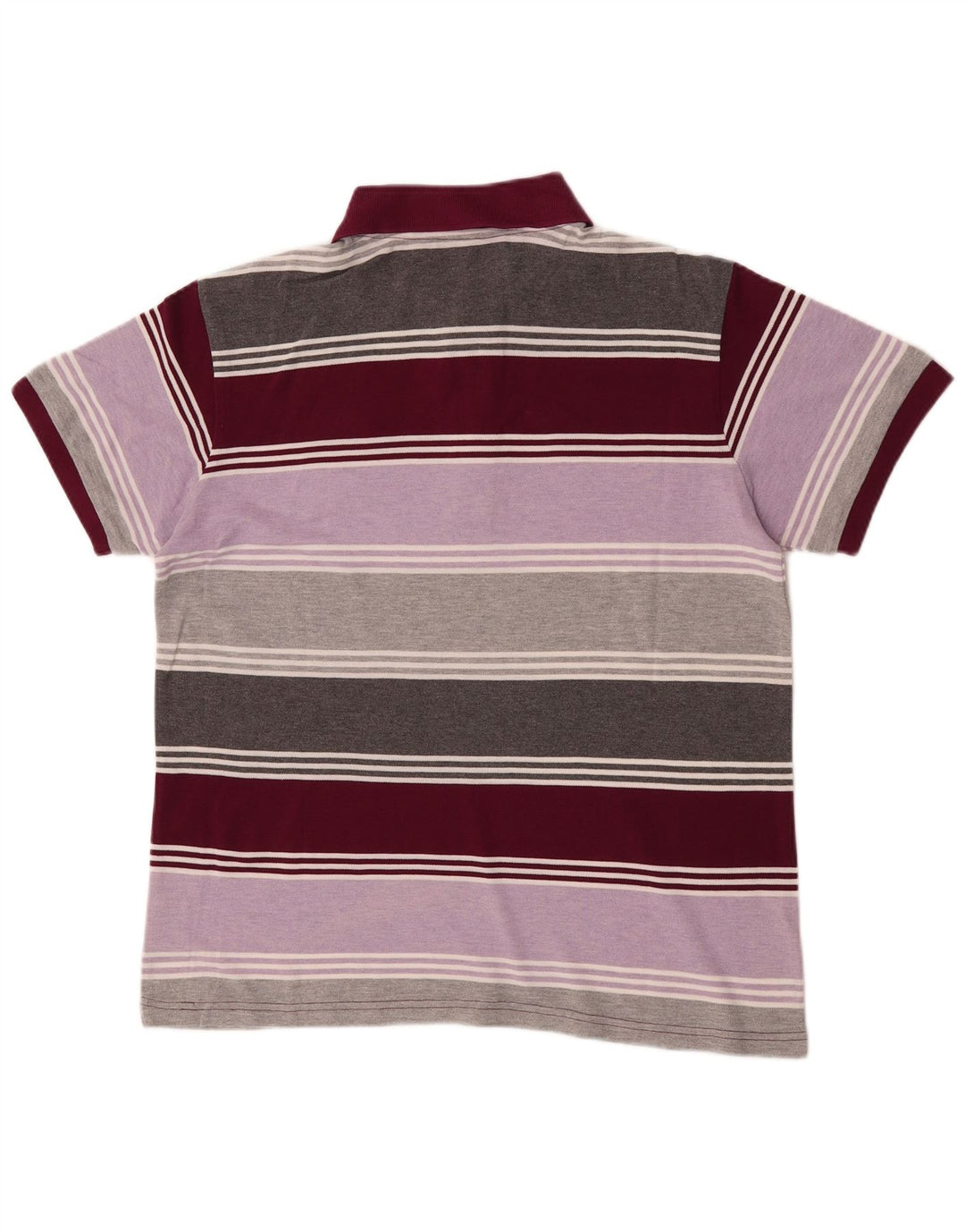 Camisa polo masculina Kappa grande algodão listrado multicolorido