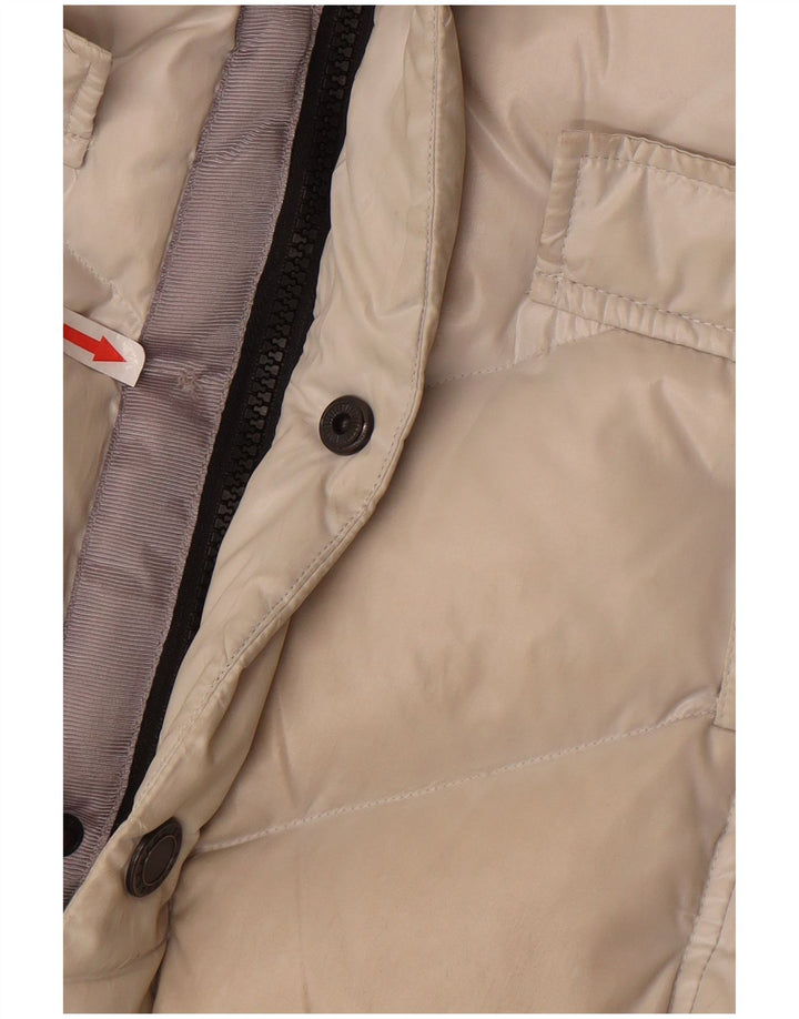 FRIEDA & FREDDIES Colete acolchoado feminino EU 40 poliéster bege médio