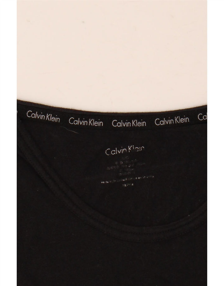 Calvin Klein Camiseta masculina gráfica grande preta