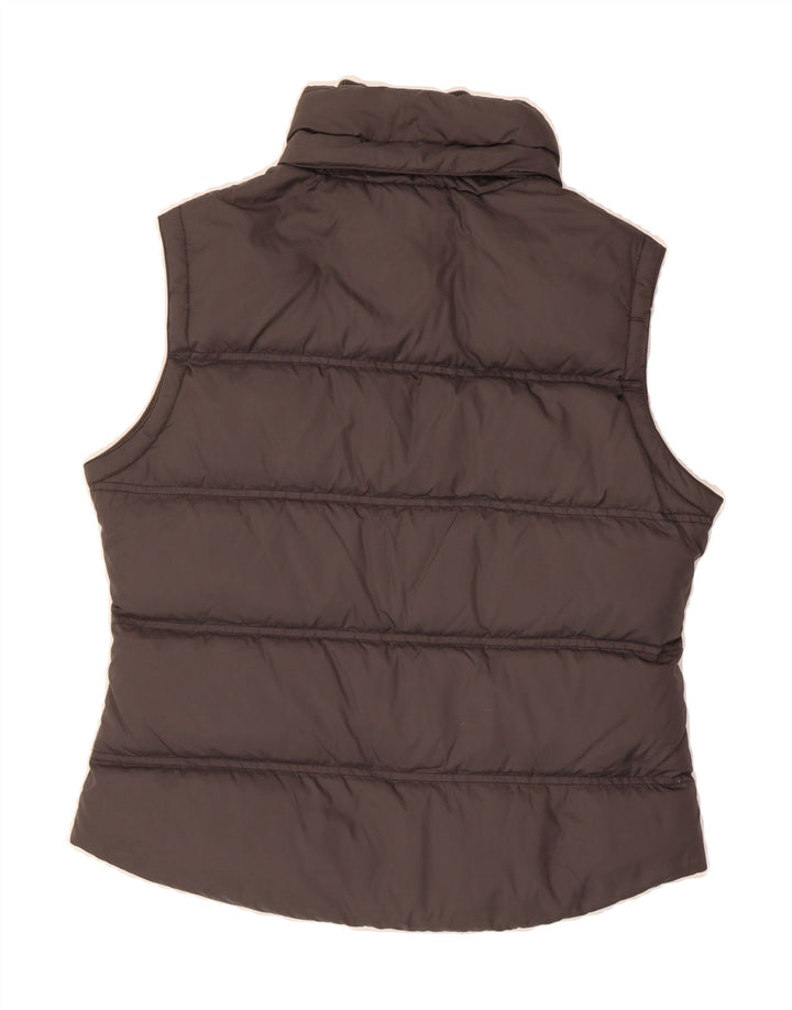 JACK WILLS Womens Hooded Padded Gilet UK 12 Medium  Grey Nylon Vintage Jack Wills and Second-Hand Jack Wills from Messina Hembry 