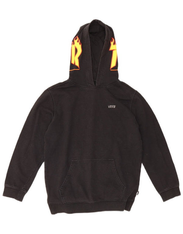Camisola com capuz gráfico Vans Boys 12-13 anos grande preto