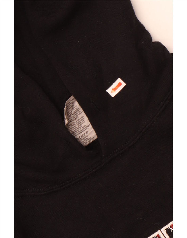 RUSSELL ATLÉTICO Suéter feminino com capuz gráfico Southeast UK 14 médio preto