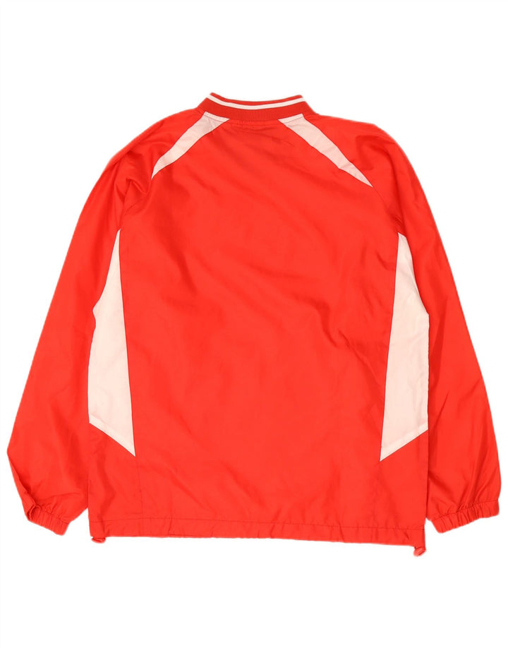 Umbro Masculino Top Manga Longa Pequeno Poliéster Colorblock Vermelho