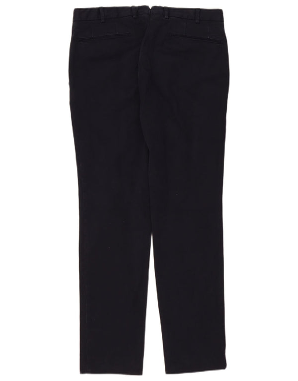 Polo Ralph Lauren Mens Slim Chino Trousers W32 L31 Navy Blue Cotton