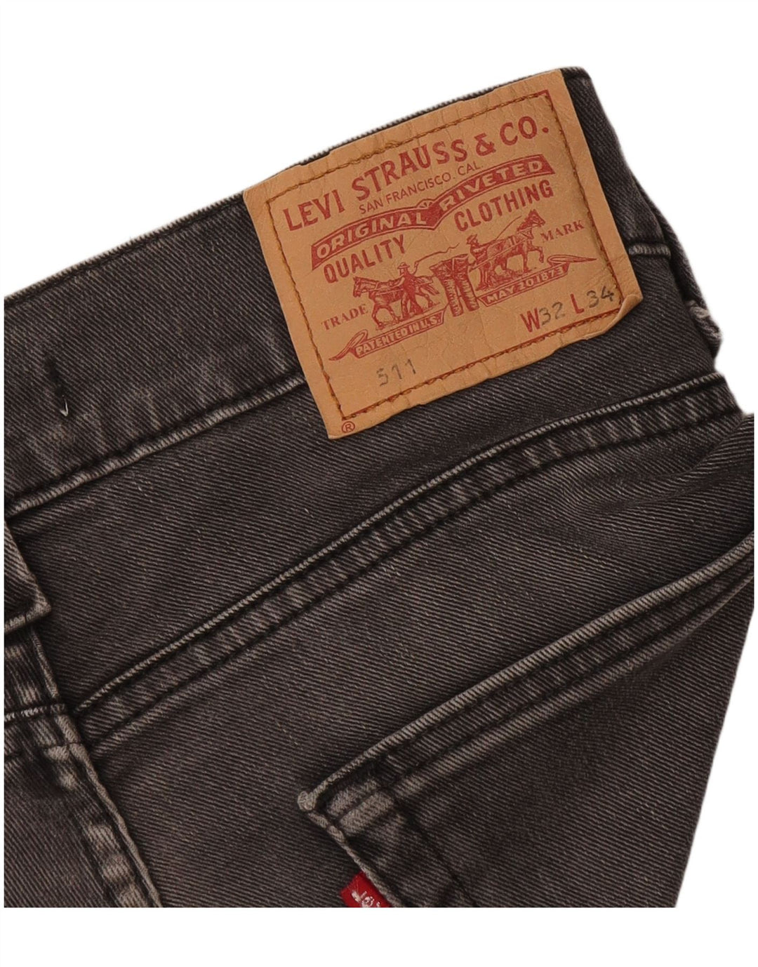 LEVI'S Masculino 511 Slim Jeans W32 L30 Cinza