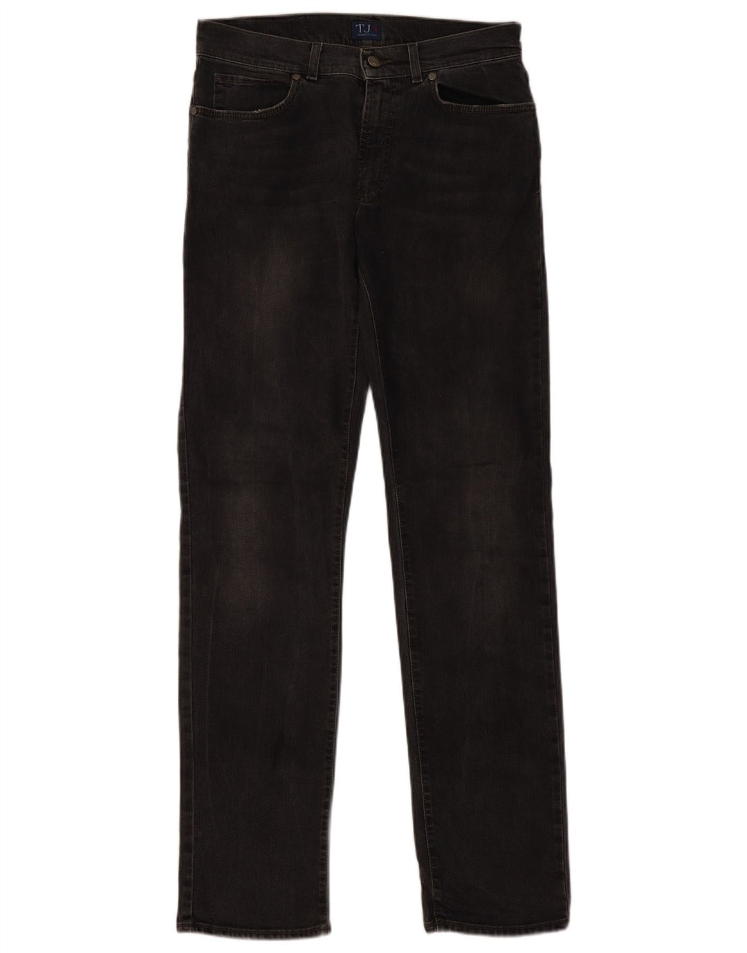 Jeans retos masculinos TRUSSARDI W32 L32 algodão cinza