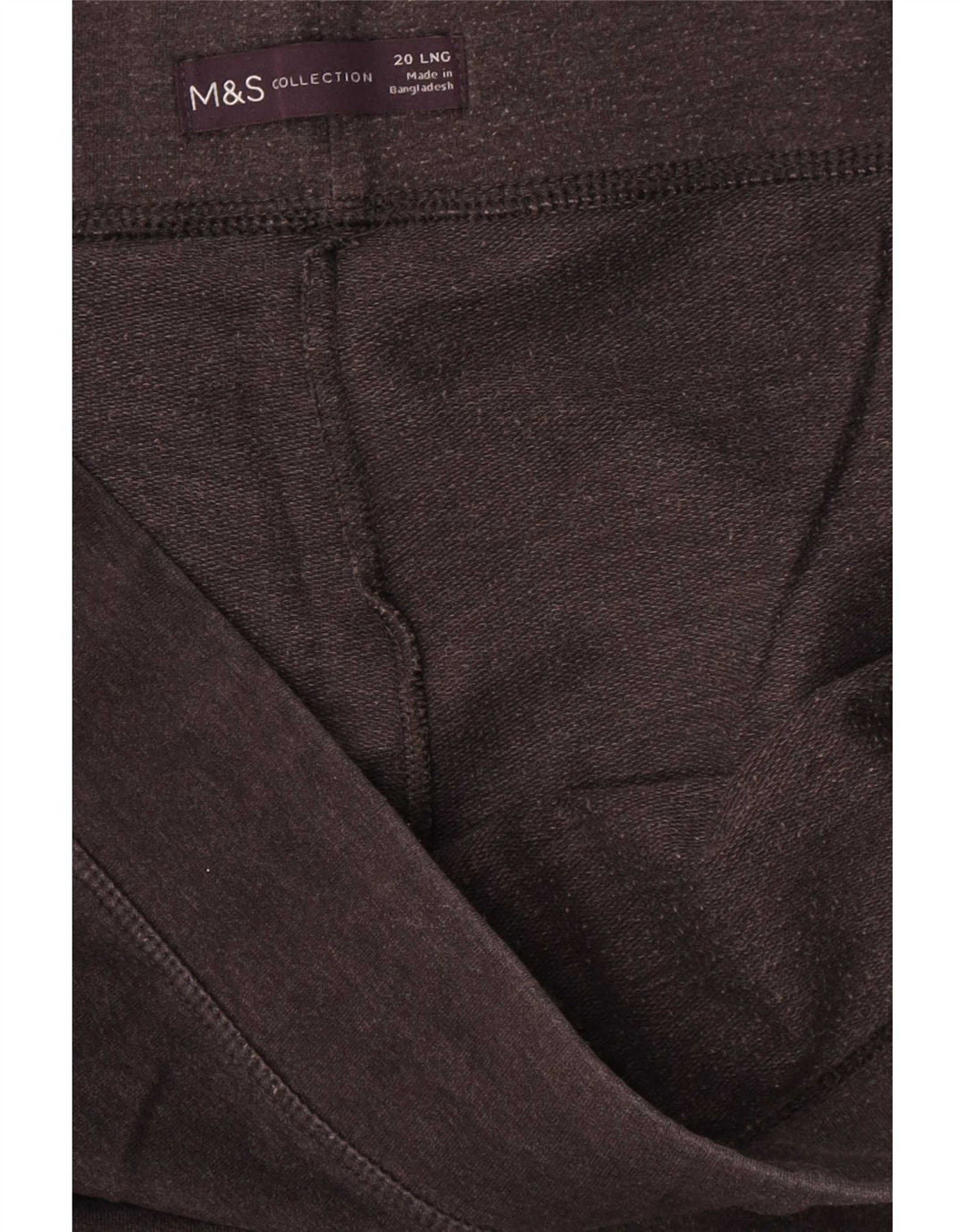 Leggings femininos Marks & Spencer UK 20 2XL algodão cinza