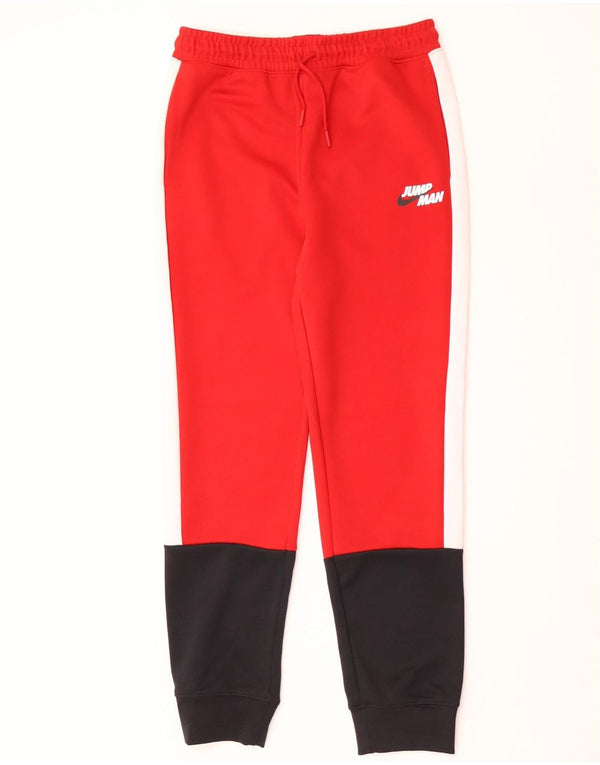 Calça de treino Jordan Boys Joggers 13-14 anos XL vermelho colorblock