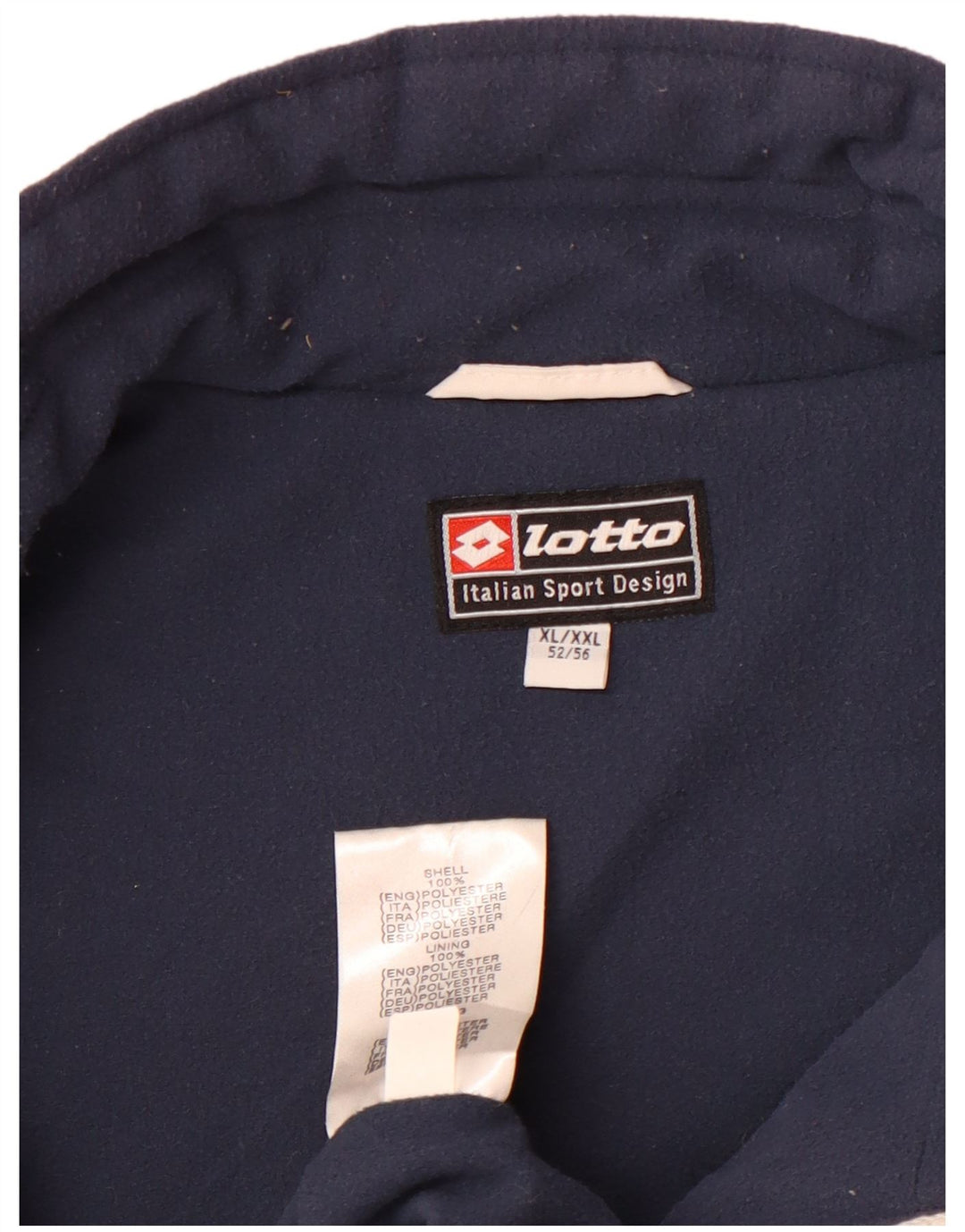 Lotto Mens Colete Acolchoado IT 52 XL Off White Poliéster
