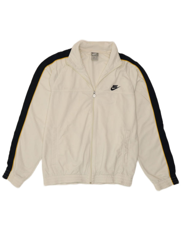 Jaqueta Nike Masculina Regular Fit Treino Top Pequeno Branco Colorblock Esportes