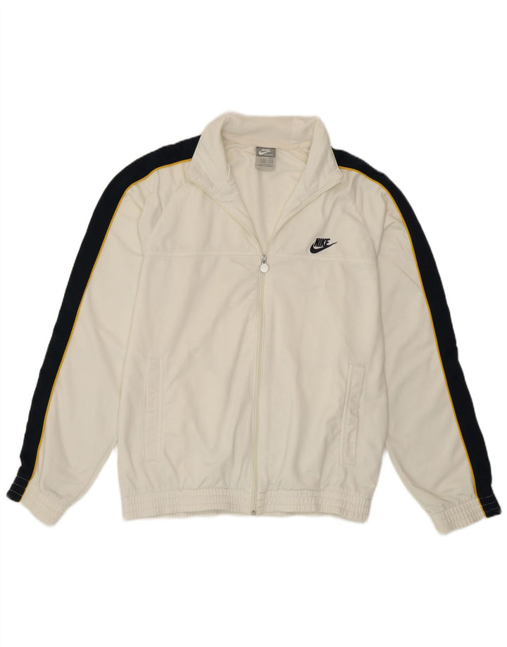 Jaqueta Nike Masculina Regular Fit Treino Top Pequeno Branco Colorblock Esportes