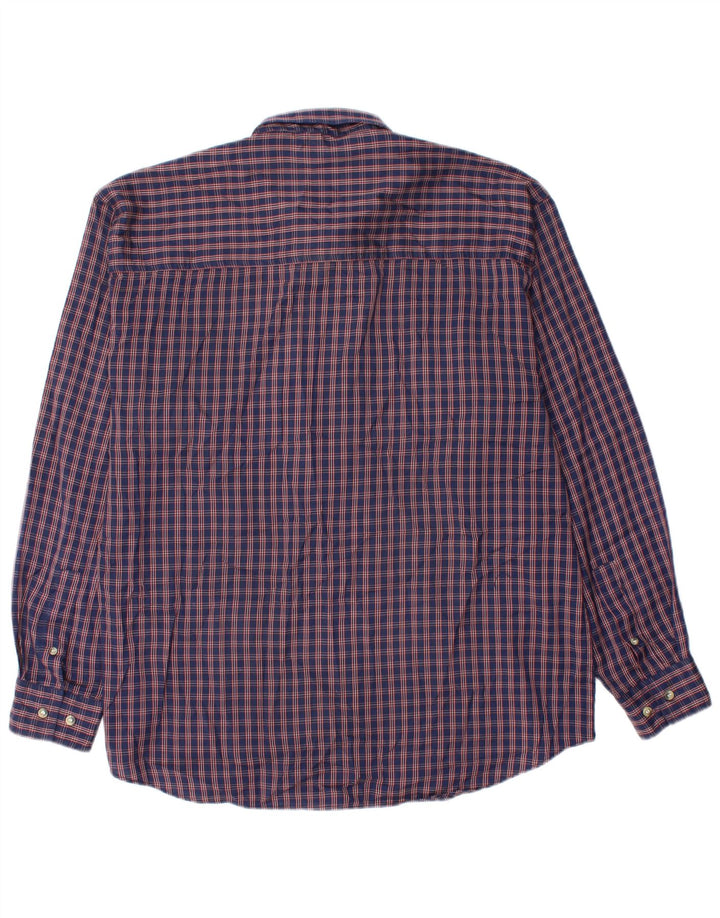 Camisa masculina de flanela WRANGLER XL azul marinho xadrez