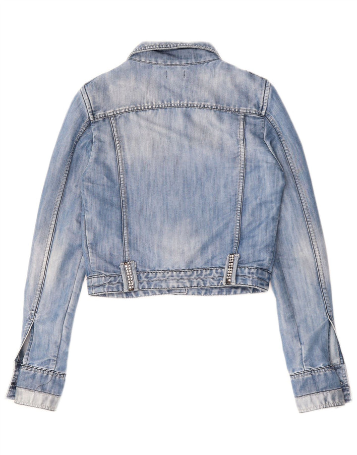 Jaqueta jeans feminina TOY G UK 12 azul médio