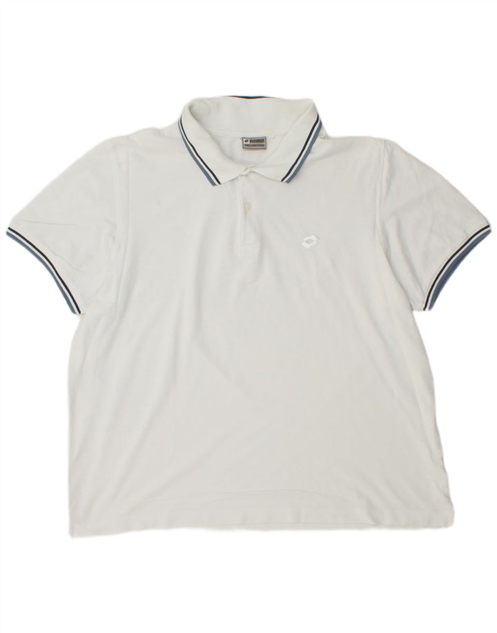 Camisa polo masculina LOTTO 2XL branca