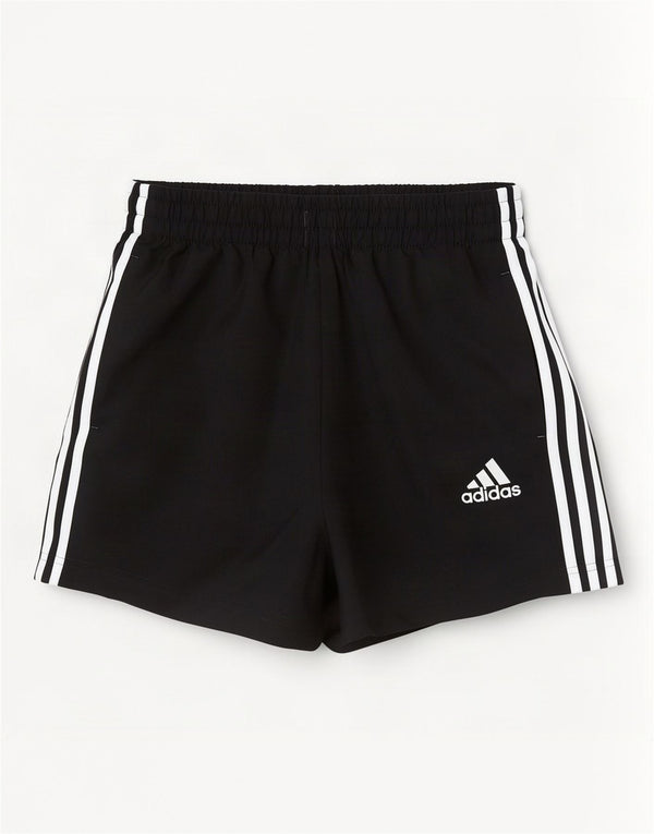 Shorts esportivos masculinos Adidas médio preto poliéster