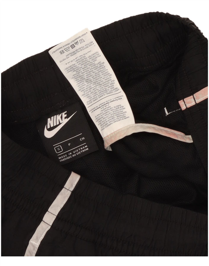 Shorts esportivos femininos Nike UK 10 pequenos poliéster preto