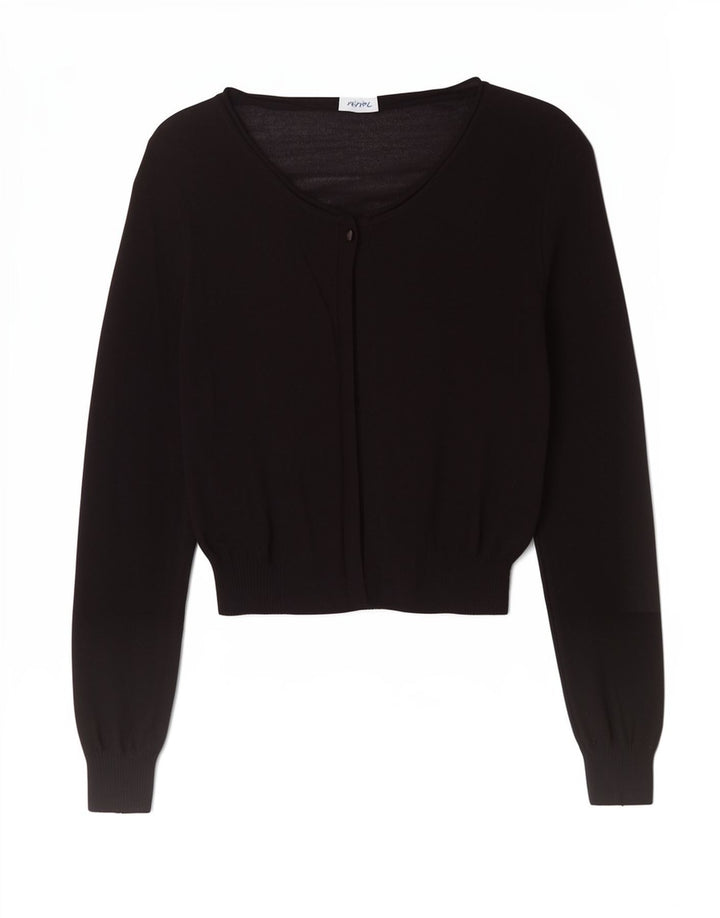 Top Cardigan Feminino Max & Co. Reino Unido 12 Médio Preto