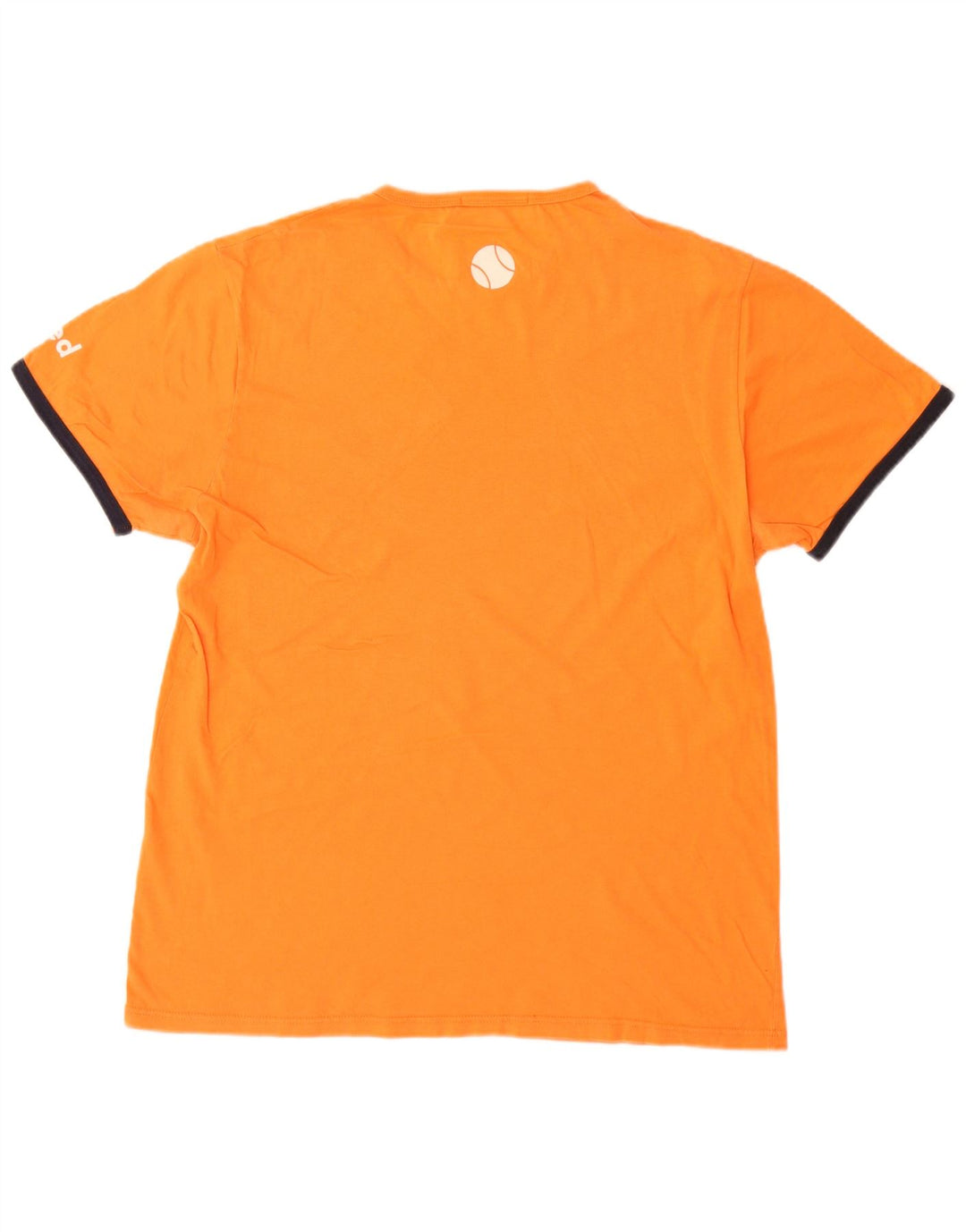 Camiseta masculina Fred Perry algodão laranja médio